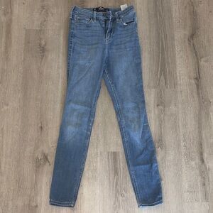 Hollister Medium Blue Skinny Jeans